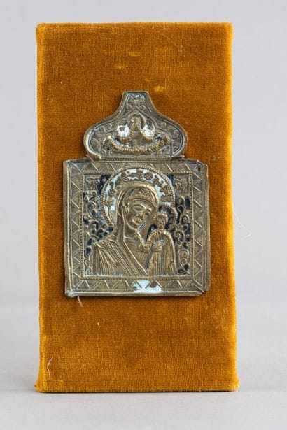 Travel icon depicting the Virgin of Kazan....