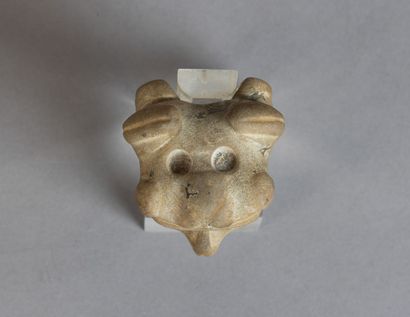 Zoomorphic weapon-shaped object depicting...