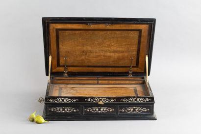 Writing box with ivory inlay (Loxodonta africana),...