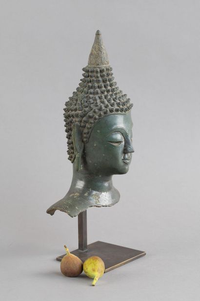 LAOS - XVIIe/XVIIIe siècle
Tête de bouddha...