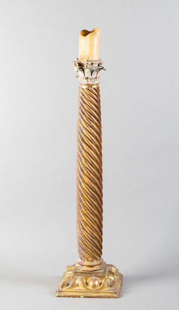 Column with a spiral-molded shaft made of...