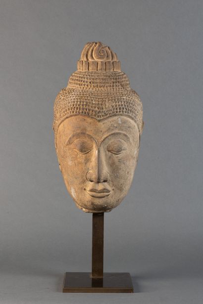 THAILANDE - XXe siècle
Grande tête de bouddha...