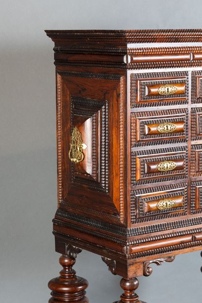 A cabinet known as a “Contador,” made of...