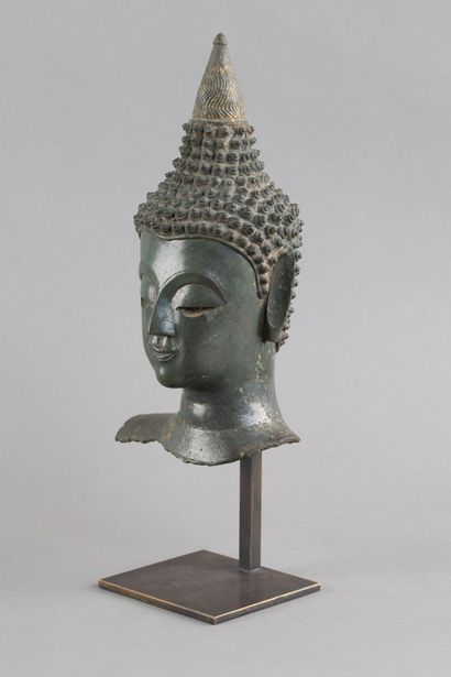 LAOS - XVIIe/XVIIIe siècle
Tête de bouddha...