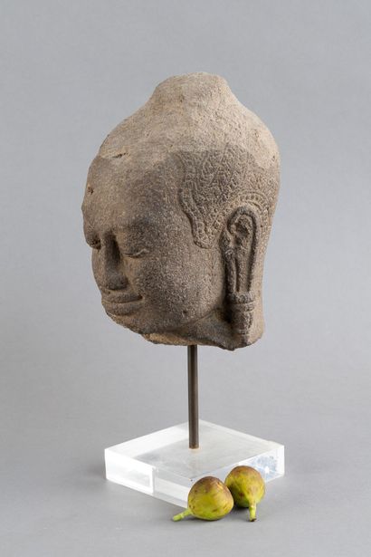 CAMBODGE - STYLE KHMER
Tête de bouddha en...