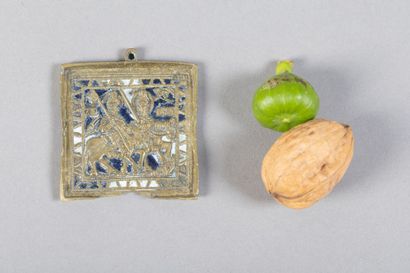 Travel icon depicting Saints Boris and Gleb....