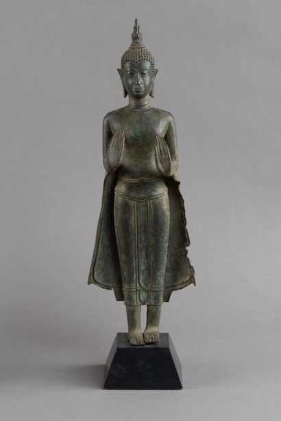 THAILANDE - XIXe siècle
Statuette de bouddha...