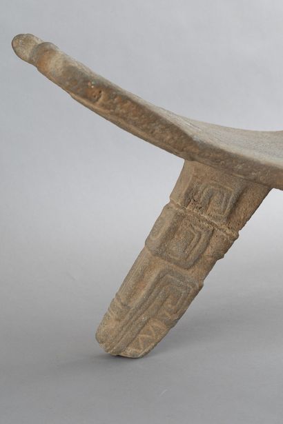 Metate. A table used for grinding corn. The...