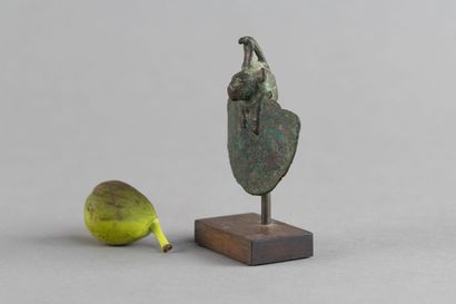 Aegis adorned with a lioness’s head. Bronze....