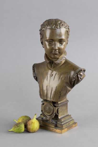 BOSIO
Henry IV as a child
Patinated bronze
Height:...