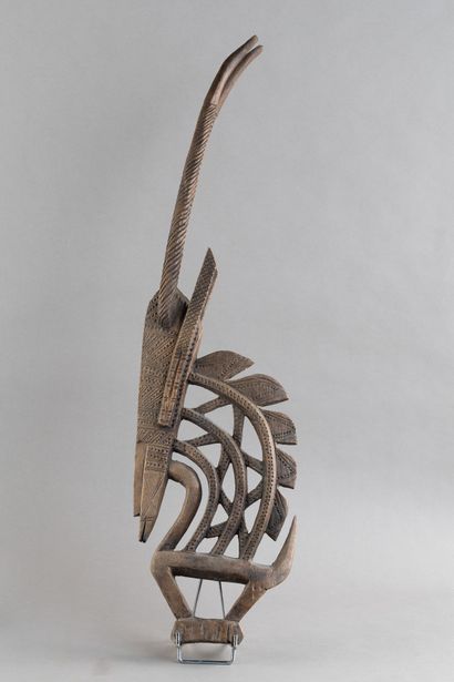 Tyi Wara, a depiction of a male gazelle with...