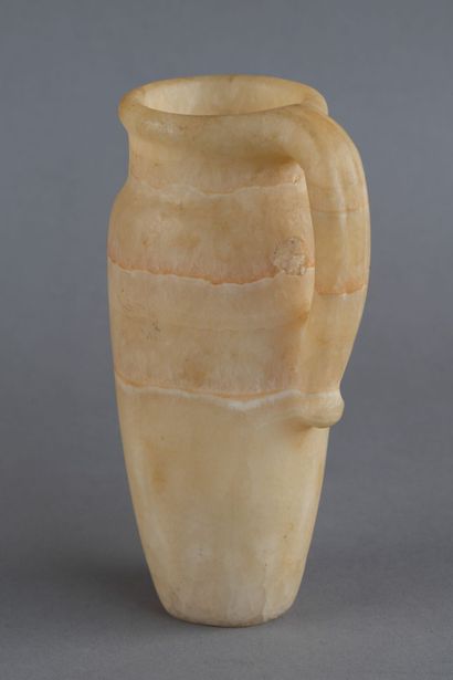 Alabaster pitcher. 
Egypt. Late Period. 
Height:...