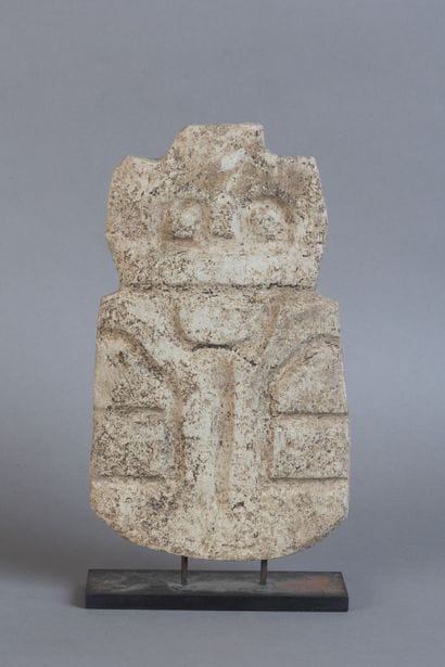 Anthropo-zoomorphic idol depicting a shaman...