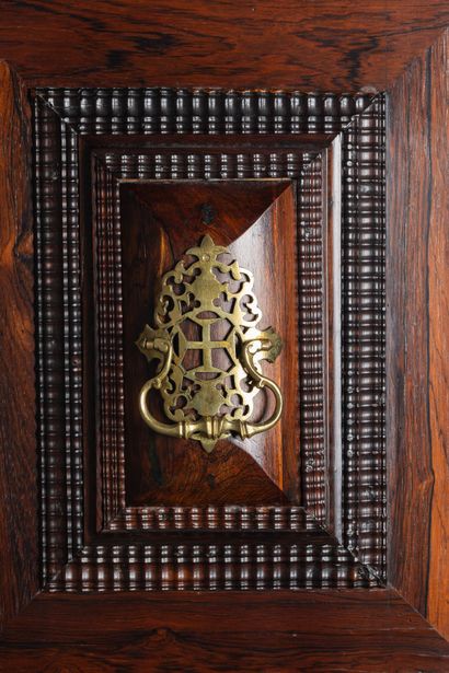 A cabinet known as a “Contador,” made of...