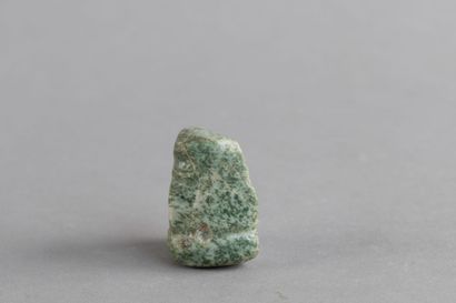 Pendant mask. The face is rectangular in...