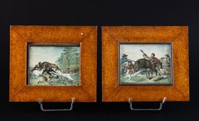 Ecole française du XVIIIe siècle
La chasse...