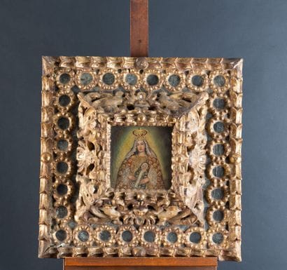 Ecole sud-américaine du XVIIIe siècle
Vierge...