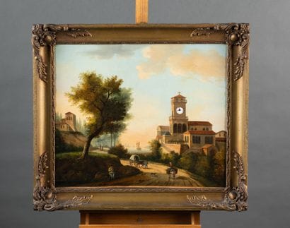 Clock Painting
Oil on canvas depicting a...