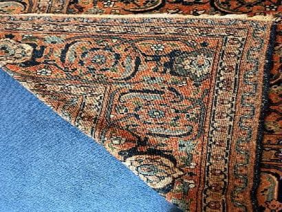 Keschan rug (cotton warp and weft, wool pile),...