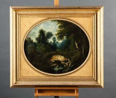 Attribué à Jules Charles Aviat (1844-1931)
Paysage...