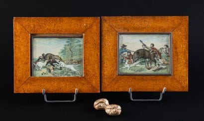 Ecole française du XVIIIe siècle
La chasse...