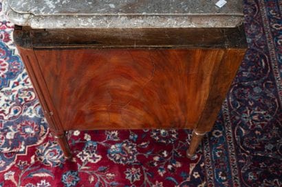 Solid mahogany chest of drawers with two...