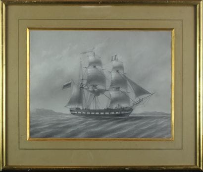Antoine FREMY, 1816-1885
Portrait d'un bâtiment...