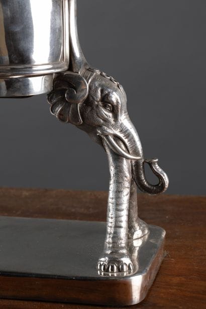 CAILAR BAYARD
Silver plated metal duck press...