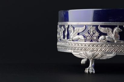 SILVER (950) TABLE PLANTER. 
PARIS, Maison...