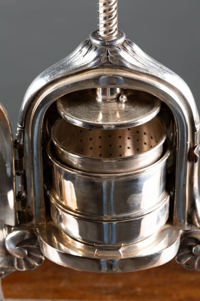 CAILAR BAYARD
Silver plated metal duck press...