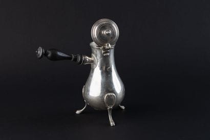 CAFETIERE en argent (950).
PARIS, 1789.
Modèle...