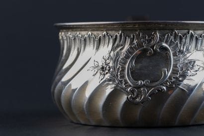 Silver (950) TABLE CASSEROLE. 
PARIS, MARRET...
