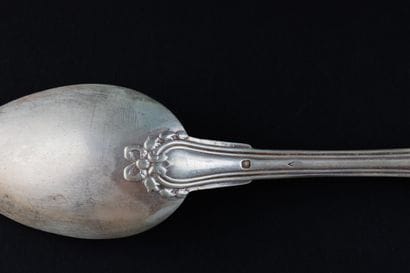 Silver (950) cutlery set (92 pieces). 
PARIS,...