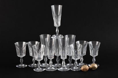 BACCARAT
Polignac Model
Set of crystal stemware...