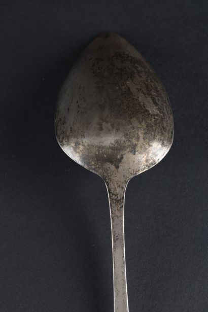 FOREIGN SILVER (800) STEW SPOON.
Probably...