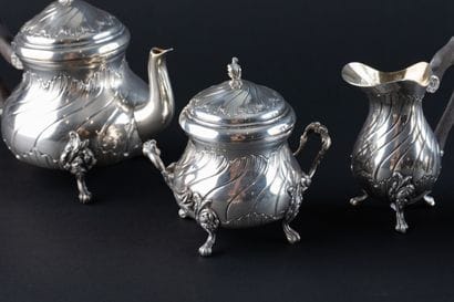 Silver (950) Tea and Coffee Set (4 pieces)....