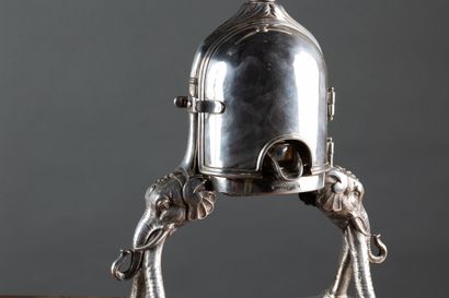 CAILAR BAYARD
Silver plated metal duck press...