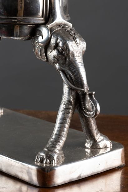 CAILAR BAYARD
Silver plated metal duck press...