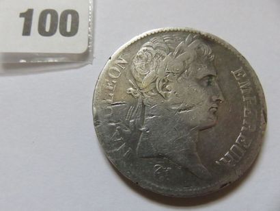 France - 5 Francs Napoléon Ier, tête laurée,...