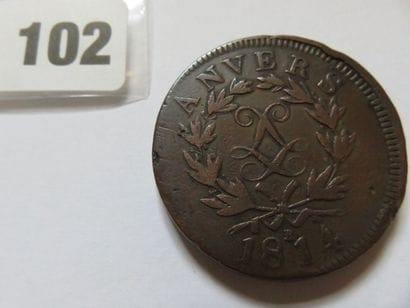 France - Monnaie obsidionale de 10 Centimes,...