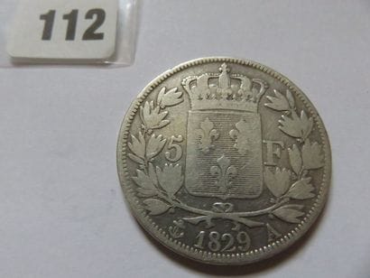 France - 5 Francs Charles X, 2e type 1829...