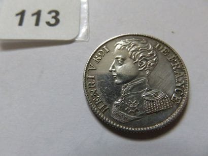 France - 1 Franc Henri V (prétendant) 1831...