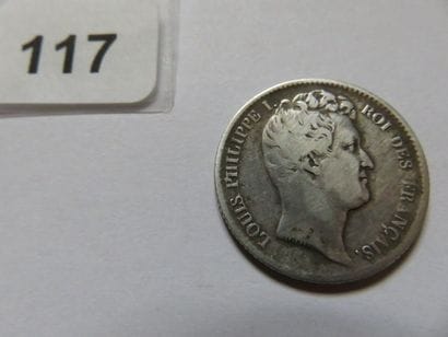 France - 1 Franc Louis-Philippe, tête nue...