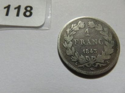 France - 1 Franc Louis-Philippe, couronne...