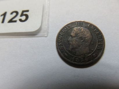 France - 1 Centime Napoléon III, tête nue...