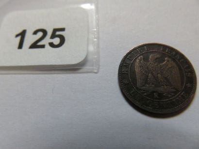France - 1 Centime Napoléon III, tête nue...