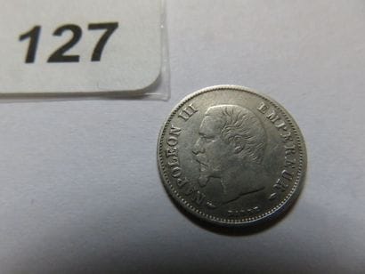 France - 20 Centimes Napoléon III, tête nue...