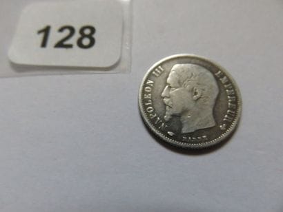 France - 50 Centimes Napoléon III, tête nue...
