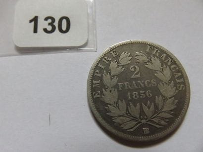 France - 2 Francs Napoléon III tête nue 1856...