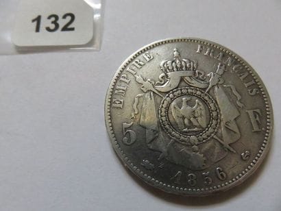 France - 5 Francs Napoléon III, tête nue...
